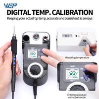 Gambar WEP 982 V Soldering Station With C245 Soldering Iron Handle Fast Heating Fine Tip Easy-plug dari House Sparepart Kab. Tangerang 5 Tokopedia