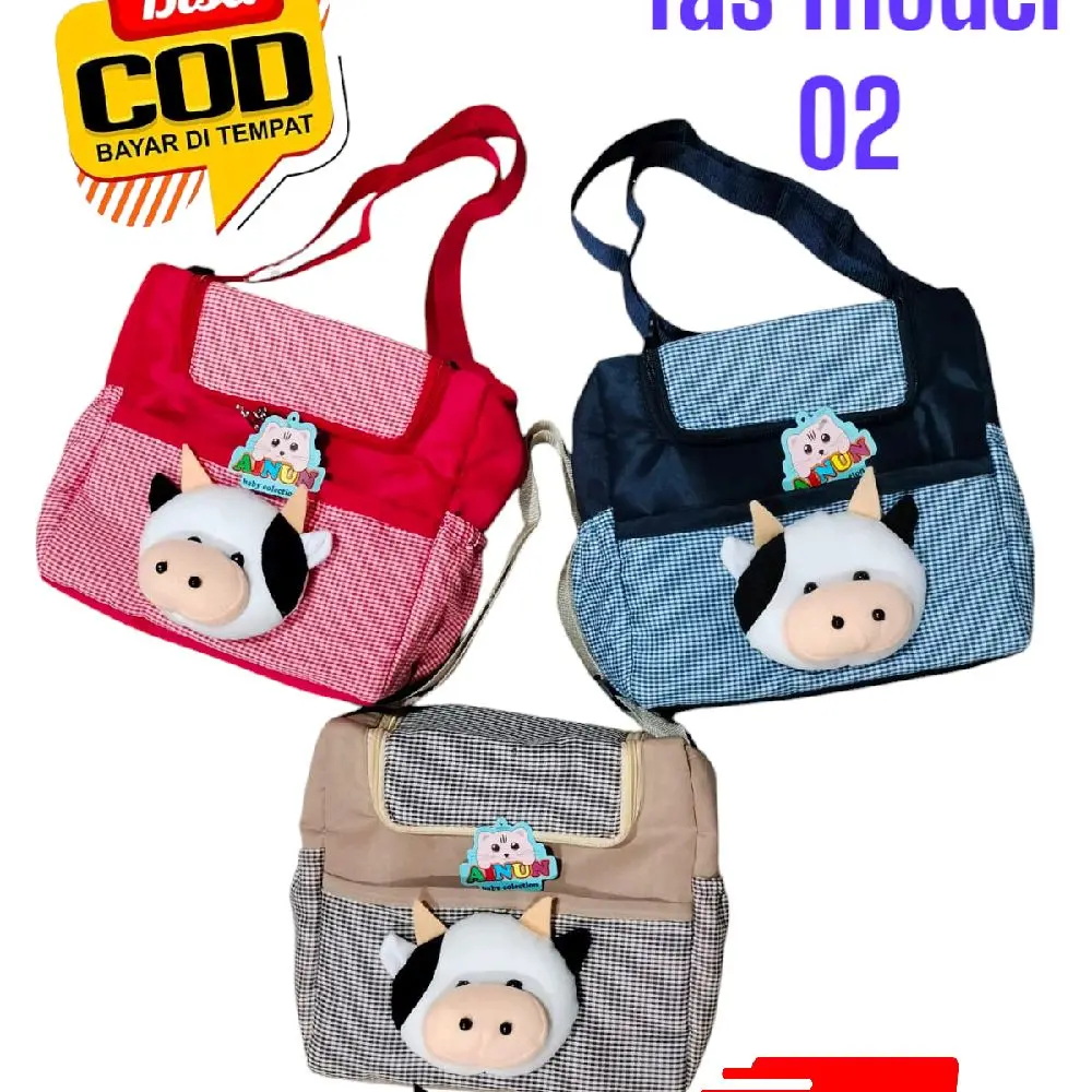 Tas Bayi Selempang Kecil PFEMIUM Tas Ransel Travel Tas ViRAL Ukuran Standar AINUN Baby Merah Bag