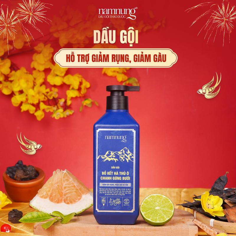   FLASH SALE  Dầu gội thảo dược bồ kết hỗ trợ giảm rụng tóc Chai 500ml Chăm sóc tóc Dưỡng tóc nữ - Giảm 39% 