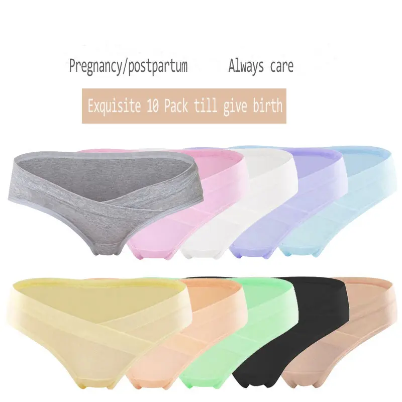 Low Waist Maternity Panty Cotton Pregnant Panties Low Waist U-Shaped 20020 5