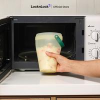 Gambar LocknLock Easy Meal Silicone Zipper Bag Yellow - Wadah Penyimpanan Silikon - 400ml dari Locknlock.indonesia Kota Depok 4 Tokopedia