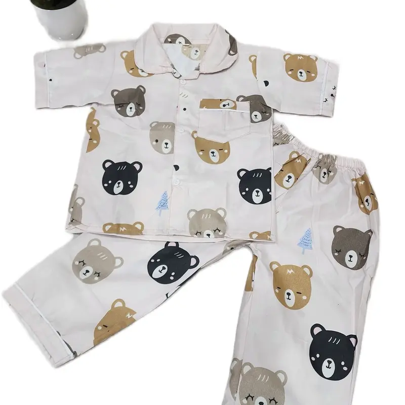 Baju tidur piyama  anak cowok cewek usia 1 sd 13 tahun 0