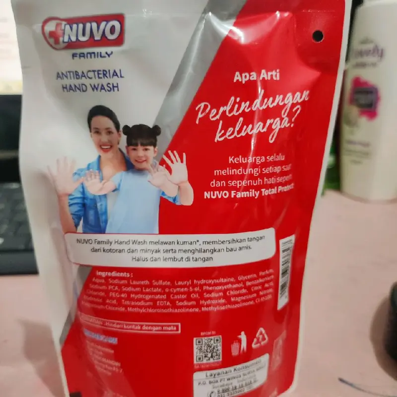 Nuvo Hand Soap Anti Bacterial 250ml 3
