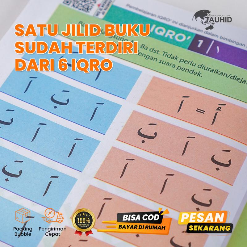 Promo Bundling Duo Latin 4 Code A4 + Iqro QR - Mushaf Alquran Latin dan Terjemahan - Alqosbah 6