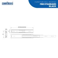 Gambar DEKKSON Furniture Ball Bearing Rel Laci Dorong FBB DT35 Standard - 35300MM dari Dekkson Official Shop Kota Administrasi Jakarta Barat 4 Tokopedia