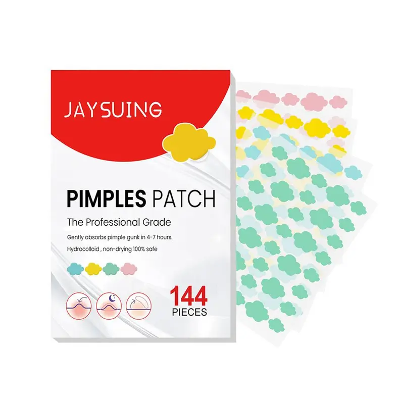 144pcs heart moon shaped acne patches cute acne sticker Tempelan Jerawat Jerawat patch 6
