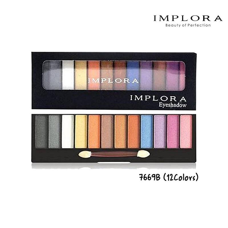 ENVIO - IMPLORA Eyeshadow Beauty Palette 12 Warna/ 13 Warna/ Kupu/ 9in1 2