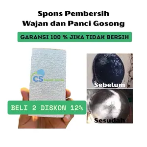 Pembersih wajan panci gosong dan berkerak menjadikan wajan yang gosong kinclong kembali