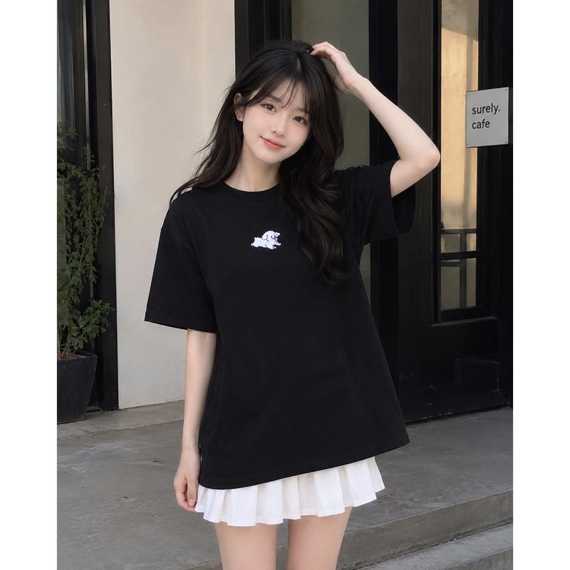 Áo Thun Form Rộng Unisex Popularity TWT21, Áo Phông Nam Nữ Cotton 250gsm…