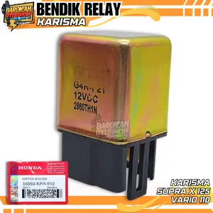 BENDIK STATER KARISMA SUPRA X 125 VARIO 110 BEAT SCOOPY SPACY / STATER SWITCH OTOMATIS VARIO 110 / RELAY COM PAWER KARISMA KPH