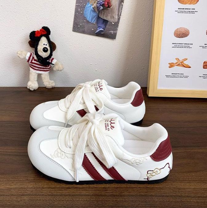  Giày thể thao nữ HOLA Kiểu dáng trẻ trung năng động giày thể thao mèo kitty hồng,đỏ,đen,xám mẫu mới 2025 hot trend B100 