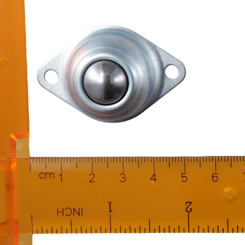 Bộ Chuyển Bóng Lăn Bằng Thép, 6 Cái, Tay Lái Linh Hoạt, Xoay 360º, 14Mm / 0.55 Inch, Bộ Chuyển Bóng Tròn, Khả Năng Tải 40lbs Cho Thiết Bị Gia Dụng 6