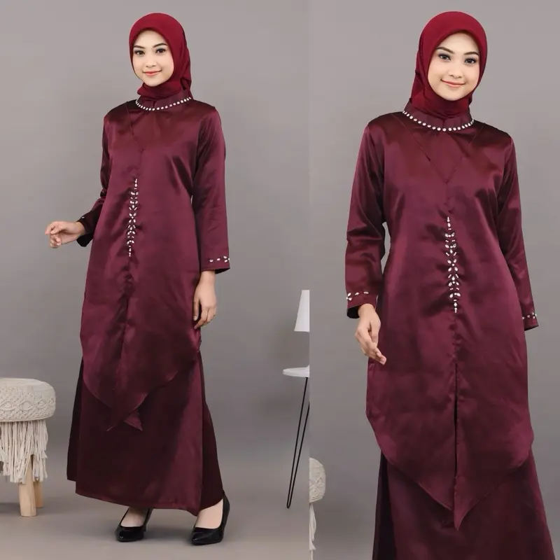 AIDANUR-Setelan airene baju kurung melayu perempuan dress kondangan muslimah premium