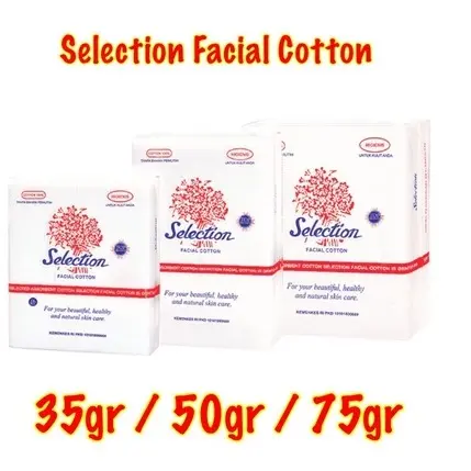 Rejeki Mart- Section Selection Facial Cotton 35gr 50gr 75gr Kapas Wajah / Muka