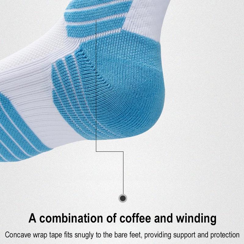 Product Introduction of Basketball Socks Professional Sports Socks Moisture Sports Towel Socks Men Mid-Tube Breathable V0G7 18