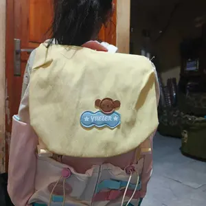 CBCY Backpack dan Mini Backpack Tas warna dopamin Ransel Wanita Import Tas Remaja Aesthetic Style Korea Tas Ransel Laptop Perjalanan Tas Sekolah Siswa SMP Kain Nylon  Anti Air Kapasitas Besar