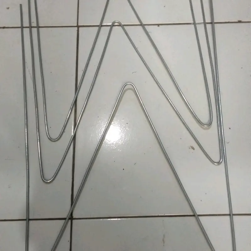Kaki Umbaran Burung Bulat Persatu dengan Kawat Tebal 3,2mm dan Tali Ripet - Nail, Foot 1