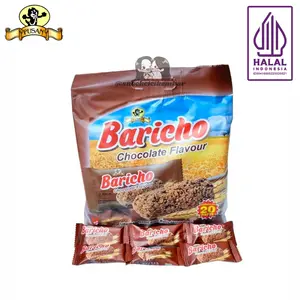 PUSAN BARICHO SNACK SEREAL OAT RASA COKELAT / STROBERI / VANILLA / KELAPA 140gr ISI 20pcs Food Oatmeal