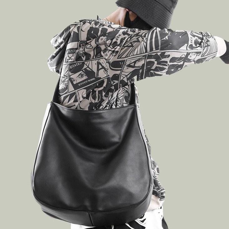 LEATHER CONCEPT Tas Selempang Kulit Pria Tas Kulit Pria Tote Bag Kulit CELCIUS Hitam 4