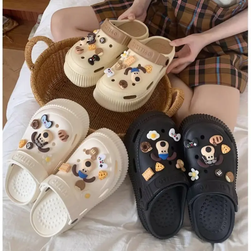 Lateny Sandal pola kartun anak-anak Sandal sekolah anak laki-laki dan perempuan Sandal fashion orang tua-anak 5