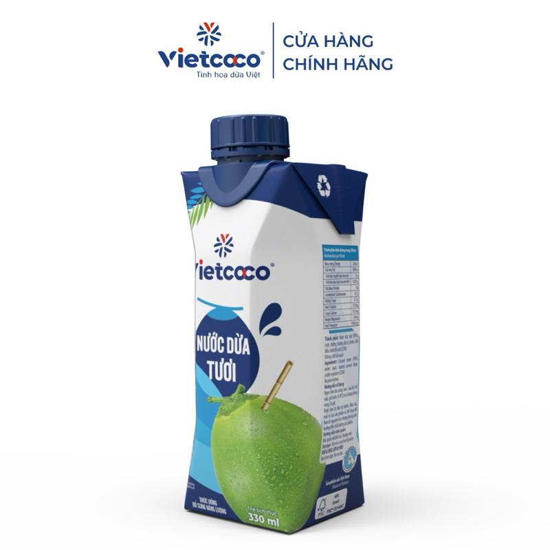 Com bo 6 hộp nước dừa tươi vietcoco 330m