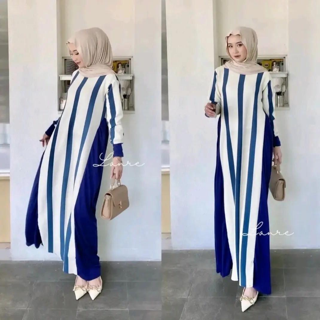 VANYA SALUR BAHAN KNIT SALUR MIX KOMBED DRESS