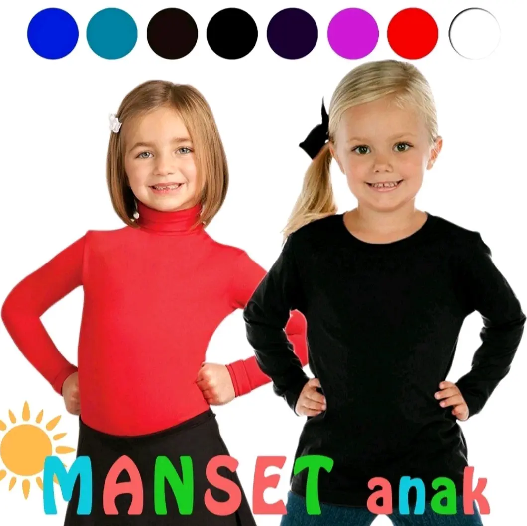 manset anak usia 4 5 6 7 tahun / manset daleman Baju Anak