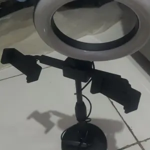 Holder Meja Ringlight 3in1 Lampu 16 Cm Gerobak Acc Holder Stand Lamp Holder Meja 3 In 1 Y216 Youtuber Live Streaming Mua Ring Light Foto Make Up stainless-steel garansi produsen aksesoris selfie