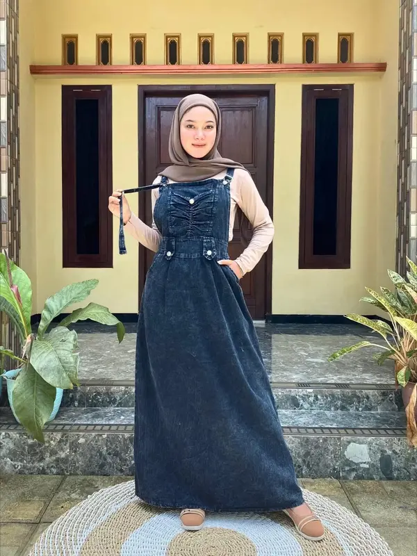 OVERALL ROK JEANS WANITA TERBARU 7