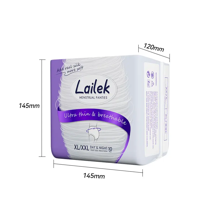 Lailek – Quần vệ sinh chứa tơ tằm tự nhiên, siêu thoáng khí, nâng niu sức khỏe phái đẹp, cho giấc ngủ trọn vẹn và êm ái. 2