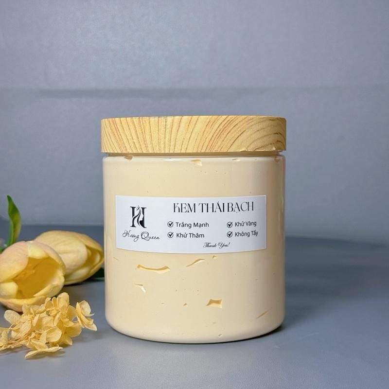 Kem Thái Bạch 500gr Hỗ Trợ Dưỡng Trắng Da Tone Sẵn Trung Bình Vàng Mỏng Không Bết Rít Khô Thấm Nhanh