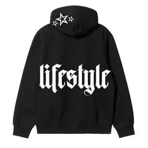 Hoodie House of Tambiyu Hoodie LIFESTYLE ORIGINAL Warna Hitam Sablon Nyala Ukuran M L XL XXL untuk Pria Sweater Keren