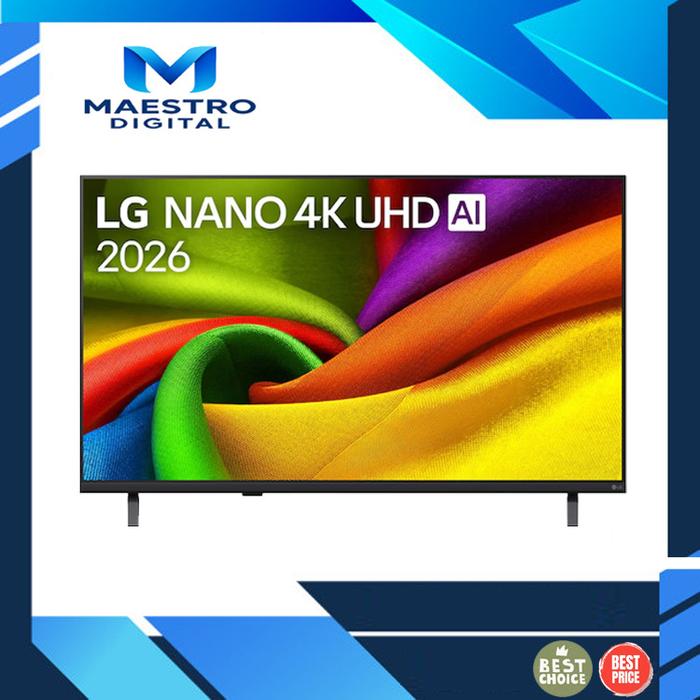 Gambar LG 43NU855BPSA SMART TV NANO 4K UHD AI TV NU85 2026 43 inch - JABODETABEK dari Maestro Digital Kota Tangerang Selatan Tokopedia