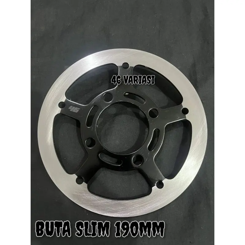 190mm PIRINGAN CAKRAM VARIASI STANDAR HONDA METIC BEAT  VARIO  SCOOPY  GENIO 190mm LUBANG BAUT 4 / DISC BELAKANG SUPRA X 125