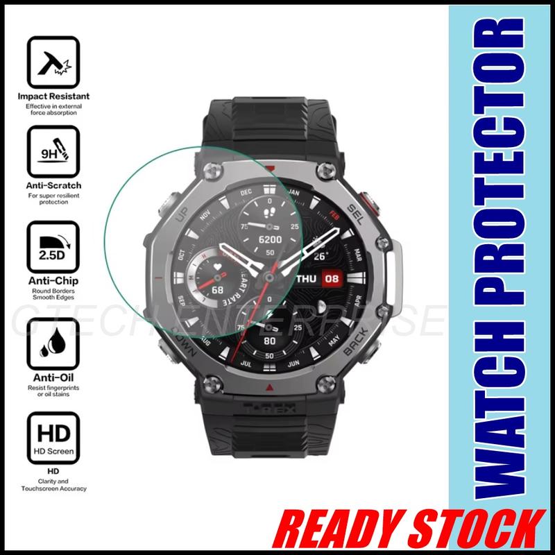 Watch Protector Untuk Amazfit T-Rex Ultra 3 2 Trex3 Trex2 Trex 2 T Rex 2 Pro Ultra Smart Watch TPU Anti Blast Anti UV Tempered Glass Protector