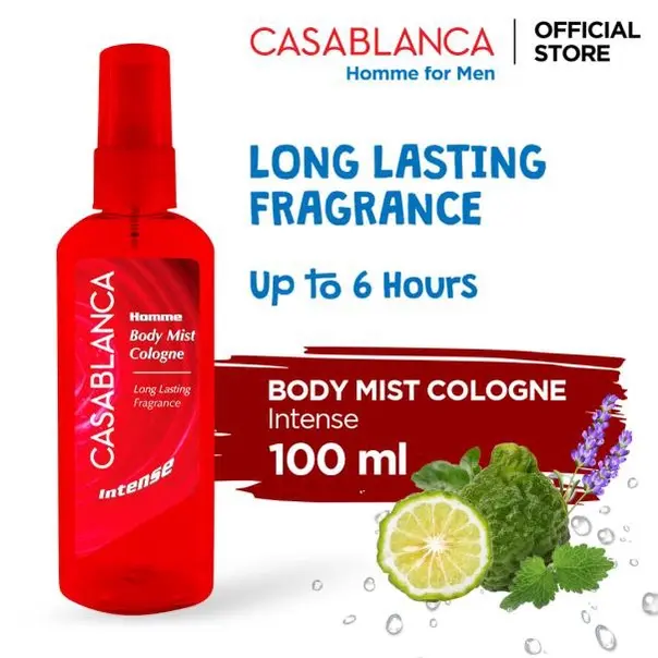 Casablanca HOMME Body Mist Cologne 100ml Perfume Tubuh Wangi ALL VARIAN 3