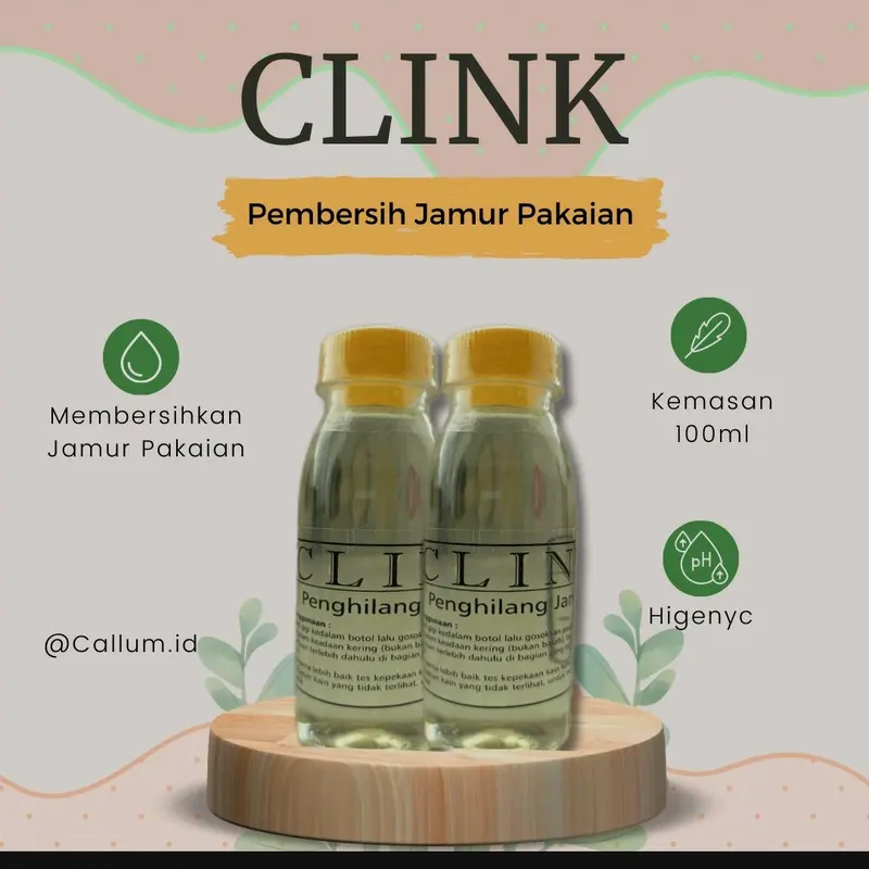 CLINK pembersih jamur pada pakaian dan kain 0