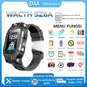 DAA Versi 4G Watch Children cocok untuk 4-16 tahun, mendukung GPS, panggilan dua arah, obrolan suara, jam alarm, kalkulator, senter, SOS dan fungsi lainnya