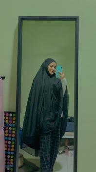Product Review of Telekung zura soft owning ready stock Dewasa Lace Viscose (free saiz untuk dewasa) from m**🍒 0