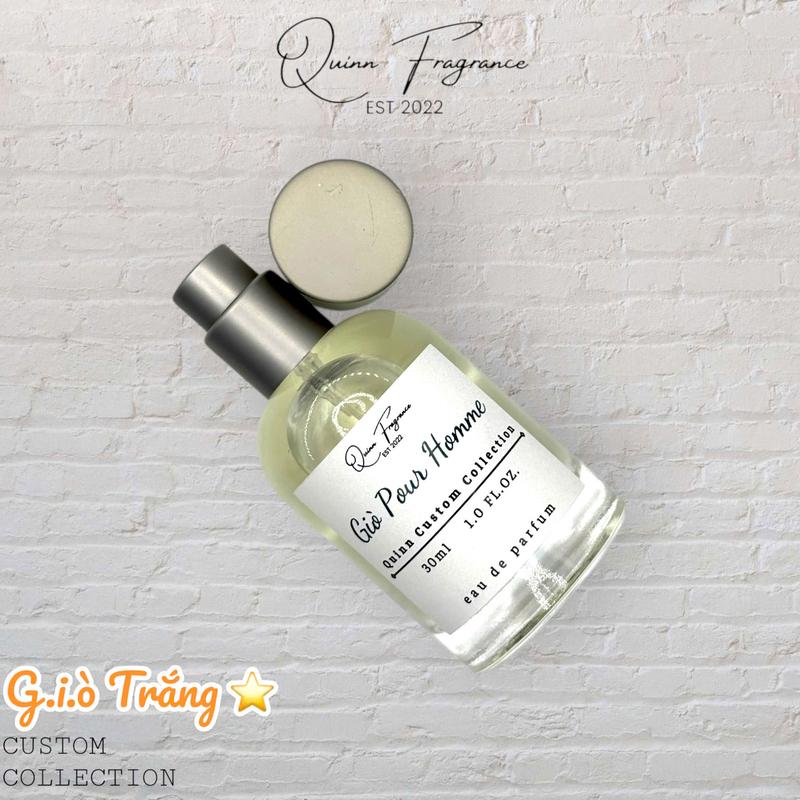 Nước Hoa Nam QUINN FRAGRANCE - Custom G.i.ò Trắng Chai 30ml Hương Thơm Hấp dẫn,Tươi mát, Nam tính,Tinh tế Lưu Hương 6-8 Perfume Cosmetic Xịt Thơm