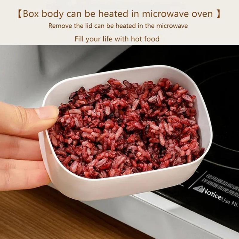 Product Introduction of Rice Portioning Box Fat-reduced Meal Quantitative Lunch Food Lunch Container Storage Box Q7X7 20