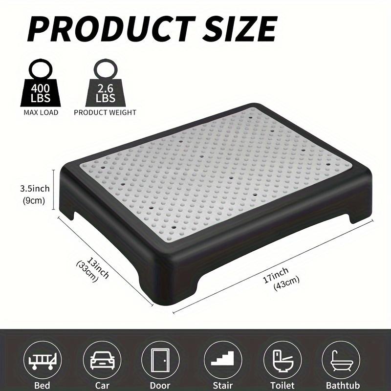 Mobility One Step Stool, Non-Slip Step Platform Indoor and Outdoor, Portable Step Riser for Adults & Seniors, Safety Step 8