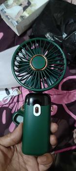 Product Review of GOOJODOQ Kipas Angin Mini 1200 mAh 5-Speed Wind Kipas Genggam Portabel Karakter LED Display Portable Handheld Fan Aromaterapi kipas mini Ponsel from A** G**n 0
