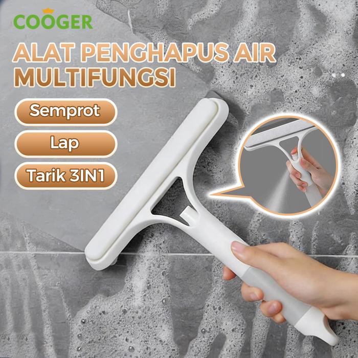 Gambar [COD] COOGER Spray Wiper Genggam Putih Abu-Abu Produk Baru Upgrade 2026, Multifungsi untuk Meja Dapur Kamar Mandi Kaca Mobil & Jendela Daya Serap Kuat Pembersihan Tanpa Kotor Tangan Squeegee Tanpa Bekas Air Mudah Mengikis Sisa Kotoran Dapur dari COOGER Indonesia Kab. Bekasi Tokopedia