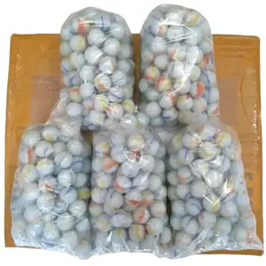 Kelereng Warna Putih / Gundu 1 Kantong Plastik