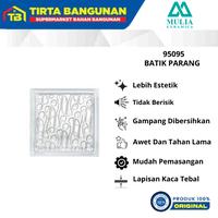 Gambar MULIA 95093 BATIK PARANG BENING 19 X  19 X 9.5 Cm Glass Bloack Balok Kaca Decorasi Tahan Uap Air dari Tirta Bangunan Kota Depok 2 Tokopedia