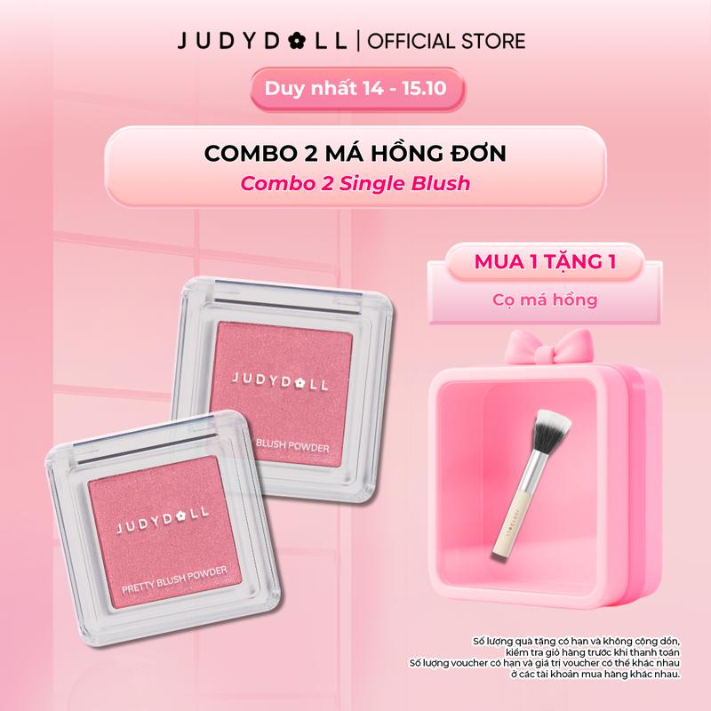 [KOL] Combo Judydoll 2 Phấn má hồng Pretty Blush Powder Siêu Hời
