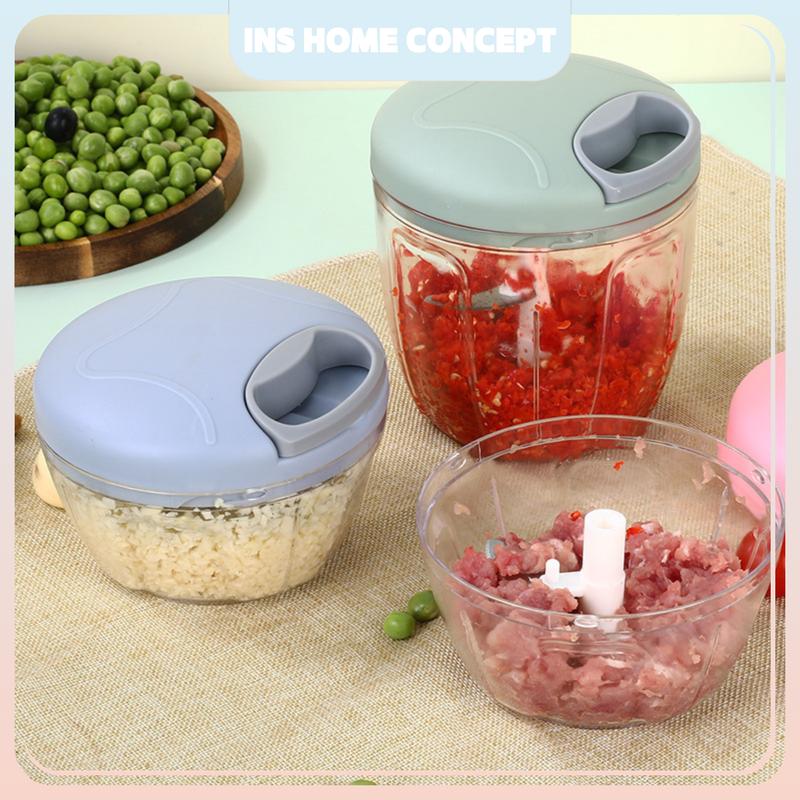 SPEEDY CHOPPER GRINDER BLENDER PULL CUTTER MINI HAND MINCER MASHER ...