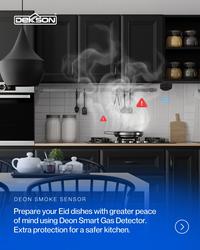 Gambar DEON Smart Gas leak Sensor Alarm Pendeteksi Kebocoran Gas Smart Gas leak Sensor - Putih dari Dekkson Official Shop Kota Administrasi Jakarta Barat 5 Tokopedia