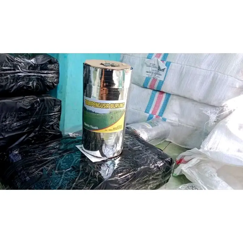Tali Perak Silver 2 Sisi Pengusir Burung Pipit Disawah Paket Pergulung Berat 960 gr 6